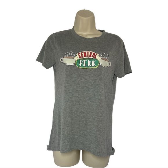 Friends Central Perk women’s heather Grey T-shirt size small - Picture 1 of 10